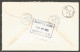 1960 Registered Cover 25c Chemical CDS Parksville BC - Postal History