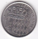 Monaco . 1 Franc 1974 Rainier III, En Nickel - 1960-2001 Nieuwe Frank