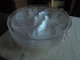Delcampe - Vintage - 6 Assiettes à Huitres En Verre Moulé Pressé Arcoroc France - Glass & Crystal