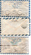 ARGENTINA 1957/58 - 5 Airmail Cover Posted To Samos Greece - Covers & Documents