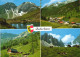 ZEDERHAUS, TAMSWEG, SALZBURG, MULTIPLE VIEWS, ARCHITECTURE, MOUNTAIN, LAKE, EMBLEM, COWS, AUSTRIA, POSTCARD - Tamsweg