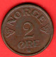 Norvegia - Norway - Norge - 1955 - 2 Øre - SPL/XF - Come Da Foto - Norway