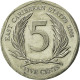 Monnaie, Etats Des Caraibes Orientales, Elizabeth II, 5 Cents, 2008, British - Caribe Oriental (Estados Del)