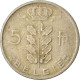 Monnaie, Belgique, 5 Francs, 5 Frank, 1964, TB, Copper-nickel, KM:135.1 - 5 Francs