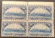 1933 5c Congress Postal Union Ottawa UPU */** MNH Plate Block Of 4, Sc.202/Y&T 168, Fresh ! - Nuevos