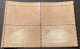 1933 5c Congress Postal Union Ottawa UPU */** MNH Plate Block Of 4, Sc.202/Y&T 168, Fresh ! - Ongebruikt