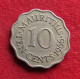 Mauritius 10 Cents 1966 KM# 33 *VT Mauricia Maurice - Maurice