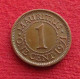 Mauritius 1 One Cent 1971 KM# 31 *VT Mauricia Maurice - Mauricio