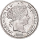 Monnaie, Espagne, Isabel II, 40 Centimos, 1866, Madrid, TTB+, Argent, KM:628.2 - Premières Frappes