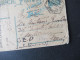 Portugal 1917 GA 1.WK Nach Frankreich Mit 2x Zensurstempel C.E.P. S.P.C. 8 Und C.E.P. S.P.C. 15 - Madeira