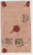 Malaya Federated Malay States 1903 Registered Cover From Kualalumpur To India (ss19) - Federated Malay States