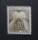 FRANCE  - TIMBRE TAXE  - YT N° 92 - NEUF  GOMME D ORIGINE SANS TRACE CHARNIERE ** - BEL ETAT - BELLE COTE - 1960-.... Mint/hinged