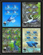 80821 Penrhyn Mi N°611/614 TB Neuf ** MNH Oiseaux Birds Bird Wwf Pacific Reef Egret Aigrette Sacrée 2008 - Cigognes & échassiers