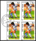 81701 Vietnam Y&t N°670/676 Mi 1664/1670 Football Soccer Mexico World Cup 1986 Oblitéré Used Non Dentelé Imperf Bloc 4 - 1986 – Mexico