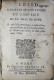 Rare édition Montoise - 1695 - Loix, Chartes Et Coustumes - Before 18th Century
