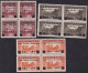 BOSNIA AND HERZEGOVINA - Mi.No. 30/32, Series In Block Of Four And In Excellent Quality / 2 Scan - Bosnie-Herzegovine