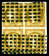 O N°1, 10c Bistre-brun Oblitération Gros Points, Très Jolie Pièce. SUPERBE. R.R. (signé Calves/certificat)  Qualité: Obl - 1849-1850 Ceres