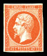 * N°16a, 40c Orange Vif, Quasi **. SUPERBE. R. (signé Brun/certificats)  Qualité: *  Cote: 4500 Euros - 1853-1860 Napoleon III