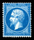 ** N°22a, 20c Bleu Foncé, Fraîcheur Postale. TTB (certificat)  Qualité: ** - 1862 Napoléon III