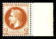 ** N°26B, 2c Rouge Brun Type II, Bord De Feuille Latéral. SUP  Qualité: ** - 1863-1870 Napoleon III With Laurels