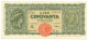 50 LIRE ITALIA TURRITA TESTINA 10/12/1944 SPL- - Regno D'Italia – Other