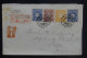 JAPON - Enveloppe En Recommandé De Kioto Pour Paris En 1908, Affranchissement Quadricolore - L 149791 - Storia Postale