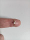Bague Or 18 Carats Avec Diamant Et Perle Diamètre 16 Mm Interieur - Ring