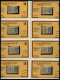 Delcampe - ** MONACO: 1885-1955, POSTE, PA, Taxe: Très Beau Stock De Timbres Semi-Modernes En Majorité Neuf ** Presenté Sur Fiches - Collections