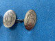 COPPIA DI GEMELLI PER CAMICIA ARGENTO 925 CUFFLINKS VICTORIAN DECò MONOGRAMMA. - Other & Unclassified