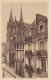 CP (La Cathédrale) Obl. Krag Vannes RP Le 23 IX 45 Sur 1f Dulac Violet N° 689 Pour Nantes - 1944-45 Marianne Of Dulac