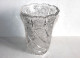 MAGNIFIQUE VASE EN CRISTAL TAILLÉ, GRAVÉ, DECOR GEOMETRIQUE, ART DECO H:21cm 2kg / ART DECORATIF (0507.57) - Vases