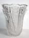 Delcampe - MAGNIFIQUE VASE EN CRISTAL TAILLÉ, GRAVÉ, DECOR GEOMETRIQUE, ART DECO H:21cm 2kg / ART DECORATIF (0507.57) - Vasen