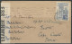 Cover - YT N°599 - Afg./Obl. Portugal 13 Apr. 1942. Contrôle Postal >> Shaftesbury - Dorset - Lettres & Documents