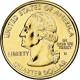 États-Unis, Quarter, Mississippi, 2002, U.S. Mint, Golden, Cupronickel Plaqué - 1999-2009: State Quarters