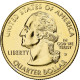 États-Unis, Quarter, New Jersey, 1999, U.S. Mint, Golden, Cupronickel Plaqué - 1999-2009: State Quarters