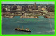 TORONTO, ONTARIO - AERIAL VIEW OF THE TORONTO HARBOUR & SKYLINE - TRAVEL IN 1967 -  PUB. BY ROYAL SPECIALTY SALES - - Toronto