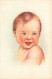 FANTAISIES - Bébés - Portrait - Dessin - Carte Postale Ancienne - Bebes