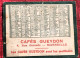 Calendrier Petit Format : 1936- Publicité Cafés Gueydon 4 Rue Gérando Marseille-Vieux Papiers Publicitaire - Klein Formaat: 1921-40