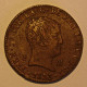 RARO 1823 FERDINAND VII 8 MARAVEDIS ANVERSO 8/M Segovia Espagna Muy Hermosa. - Provinciale Munten