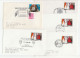 5 Diff GB Covers AMERICAN BICENTENNIAL EVENTS 1976 Stamps Usa Independence Cover - Onafhankelijkheid USA