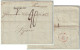 ALLEMAGNE / GERMANY / HAMBURG - 1802 - Straight Line "HAMBURG" Mark On Letter To Lyons, France - Hamburg (Amburgo)