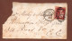 ENVELOPPE BEAU CACHET LONDON EN 1880 - TIMBRE VICTORIA 1p ROUGE DENTELE - Brieven En Documenten