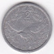 Nouvelle-Calédonie . 2 Francs 1971 Chouette, En Aluminium, Lec# 56 - Nouvelle-Calédonie