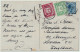 ROYAUME-UNI / UK - SG D1 & SG D2 On 1921 DENMARK To GB Underpaid Postage Due Copenhagen PPC To CHINGFORD - Strafportzegels