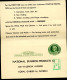 UY14 Type 1 Postal Card With Reply Miami FL 1953 - 1941-60