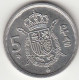 MONEDA DE 5 PESETAS DE 1975 *76 SIN CIRCULAR - 5 Pesetas