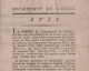 Departement De L Ariege - An 9 - Affranchissement Des Lettres Et Paquets Pour La 10e Division Militaire - 1701-1800: Precursori XVIII