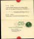 UY15 Surcharge Type 2 Postal Card With Reply New York NY 1954 Cat.$45.00 - 1941-60