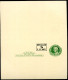 UY15 Surcharge Type 4 Postal Card With Reply Mint UNFOLDED Xf 1952 Cat.$150.00 - 1941-60