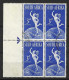 SOUTH AFRICA....KING GEORGE VI..(1936-52..)...BLOCK OF 4....SG130...FOLDED.....PERF SEPERATED IN MARGIN.....CDS....VFU.. - Blocks & Sheetlets